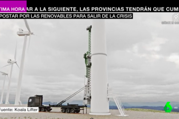 KoalaLifter as example in the renewable energy sector to reactivate the Spanish economy after the COVID-19 pandemic.